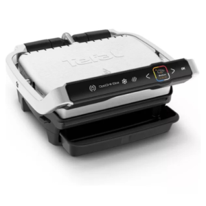 TEFAL Optigrill Elite GC750D40 Smart Health Grill - Silver & Black